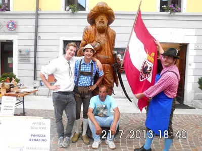 Rievocazione La nossa storia 'n Piaza, Malè 2013 — fotografia 4 di 20
