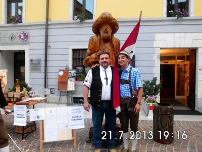 Rievocazione La nossa storia 'n Piaza, Malè 2013 — fotografia 19 di 20
